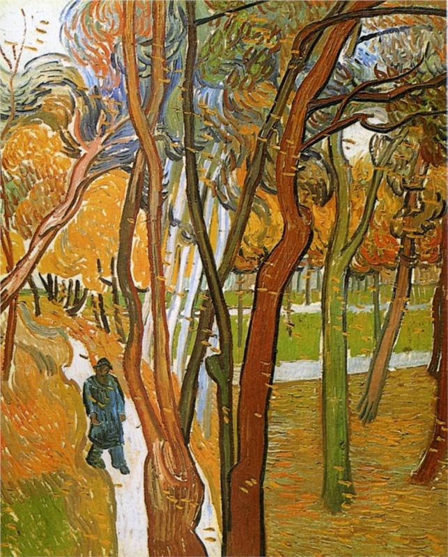 The Walk - Falling Leaves - Van Gogh Painting On Canvas